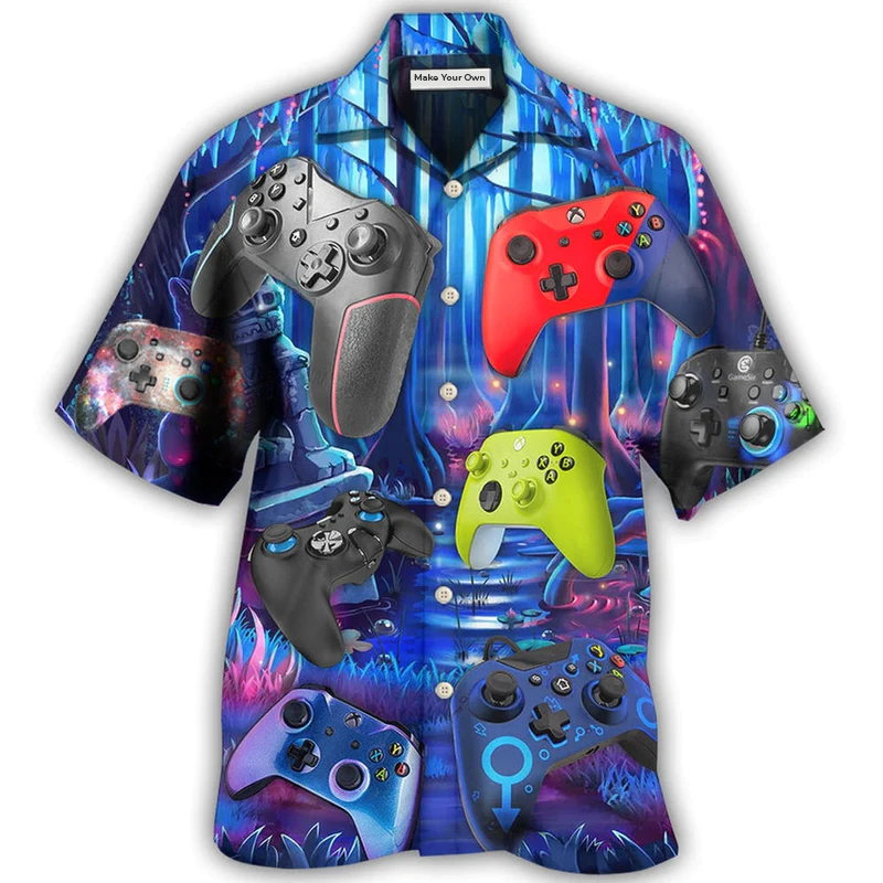 Game Video Games Style Play It Everyday - Hawaiian Shirt - Reefox