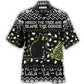 Hawaiian Shirt / Adults / S Black Cat Wreck The Tree And Blame The Doggie Merry Christmas La La - Hawaiian Shirt - Reefox
