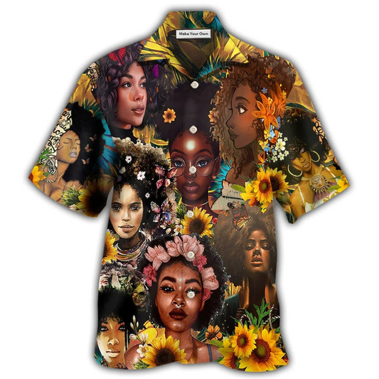 Hawaiian Shirt / Adults / S Black Women Is Strong - Hawaiian Shirt - Reefox
