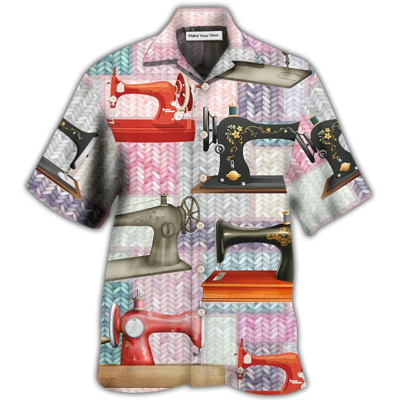 Hawaiian Shirt / Adults / S Quilting Machine Knit Fabric - Hawaiian Shirt - Reefox