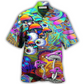 Hawaiian Shirt / Adults / S Hippie Mushroom Eyes Color Style - Hawaiian Shirt - Reefox