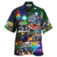 Hawaiian Shirt / Adults / S Car Stunning Merry Christmas - Hawaiian Shirt - Reefox