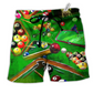 Beach Short / Adults / S Billiard Is My Life My Love Green - Beach Short Reefox - Owls Matrix LTD