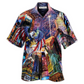 Hawaiian Shirt / Adults / S America New Years Day Firework Party - Hawaiian Shirt - Reefox