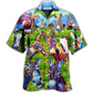 Hawaiian Shirt / Adults / S Donkey Be Smart Be Badass In Green Grass - Hawaiian Shirt - Reefox