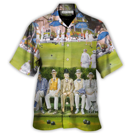 Lawn Bowling This Is My Family - Hawaiian Shirt - Reefox
