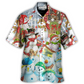Hawaiian Shirt / Adults / S Christmas Snowman Happy Farm Holiday Christmas - Hawaiian Shirt - Reefox
