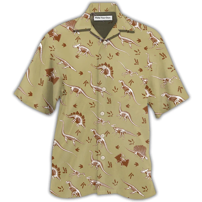 Hawaiian Shirt / Adults / S Dinosaur Little Basic Style - Hawaiian Shirt - Reefox