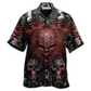 Hawaiian Shirt / Adults / S Skull Metal Style Angry - Hawaiian Shirt - Reefox