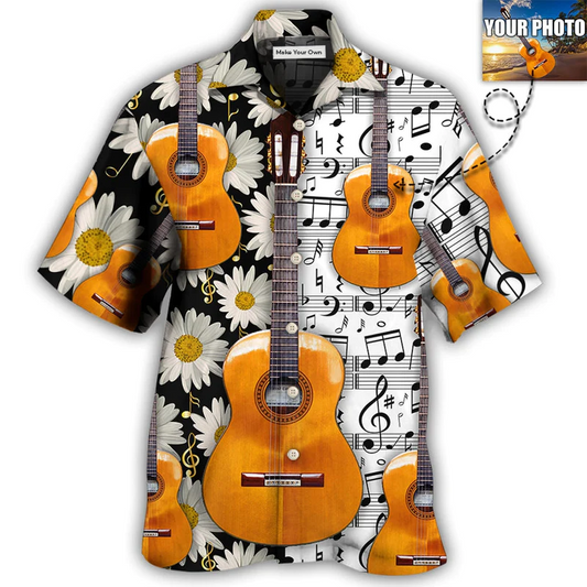1 / Adults / S Guitar Various Style Custom Photo - Hawaiian Shirt - Reefox