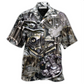 Hawaiian Shirt / Adults / S Motorcycle Don't Go Gray We Turn Chrome - Hawaiian Shirt - Reefox