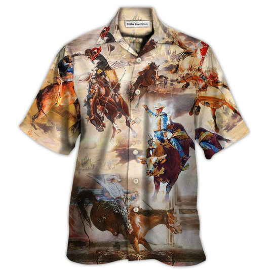 Hawaiian Shirt / Adults / S Horse Legacy Is Beautiful Rodeo - Hawaiian Shirt - Reefox