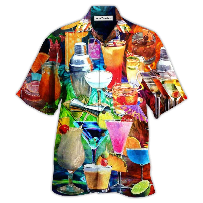Hawaiian Shirt / Adults / S Cocktail Fruit Colorful Style - Hawaiian Shirt - Reefox