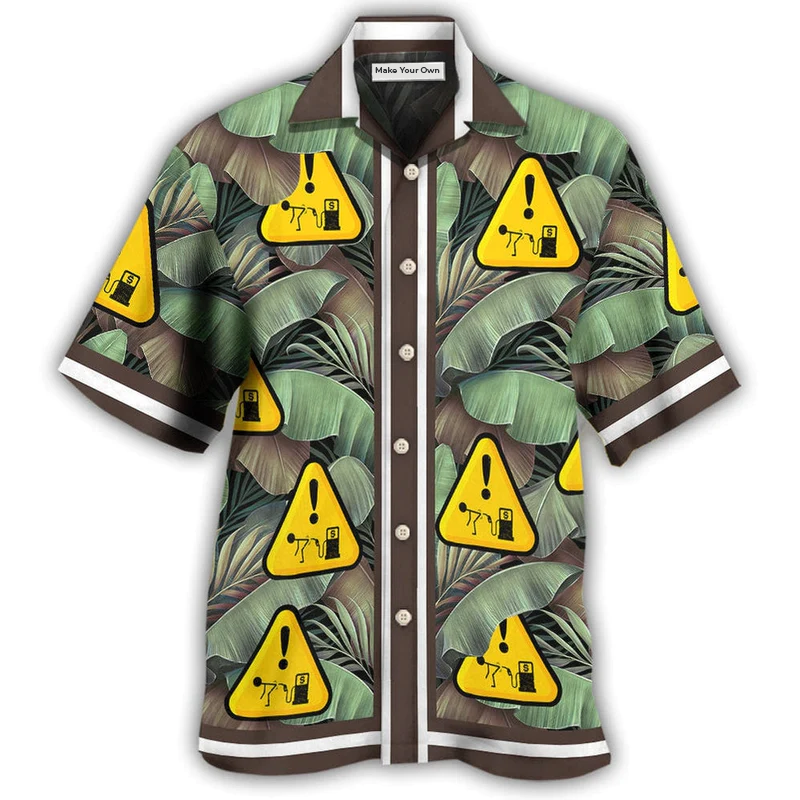 Hawaiian Shirt / Adults / S Gas Pump Get Screwed Funny Tropical Leaf - Hawaiian Shirt - Reefox