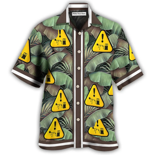 Hawaiian Shirt / Adults / S Gas Pump Get Screwed Funny Tropical Leaf - Hawaiian Shirt - Reefox