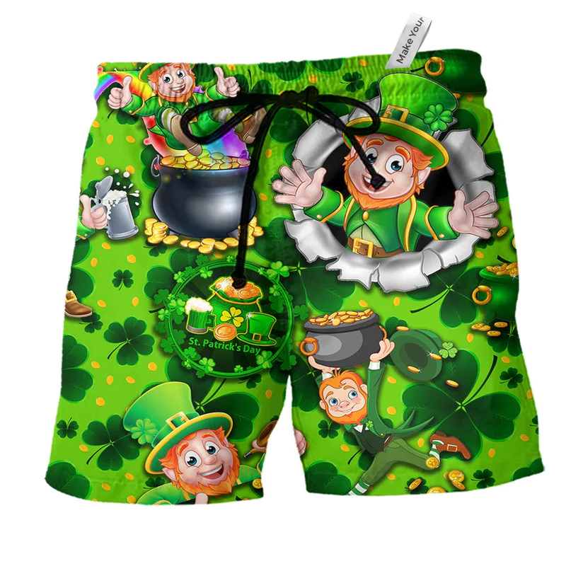 Beach Short / Adults / S Irish Funny Life Lover - Beach Short Reefox - Owls Matrix LTD