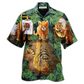 Hawaiian Shirt / Adults / S Cat And Tiger Leaf - Hawaiian Shirt - Reefox