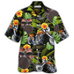 Hawaiian Shirt / Adults / S Drum Motorcycles I Like Motorcycles And Drums - Hawaiian Shirt - Reefox