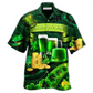 Hawaiian Shirt / Adults / S Irish Happy Saint Patrick's Day 17 March - Hawaiian Shirt - Reefox