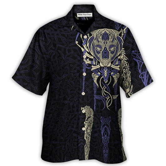 Hawaiian Shirt / Adults / S Viking Björn Norse Legends Life Style - Hawaiian Shirt - Reefox