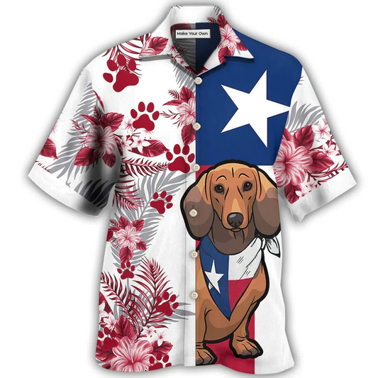 Hawaiian Shirt / Adults / S Texas Peace Life Amazing Style - Hawaiian Shirt - Reefox
