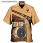 Hawaiian Shirt / Adults / S Drum An Old Drummer And A Lovely Lady Stick Personalized - Hawaiian Shirt - Reefox