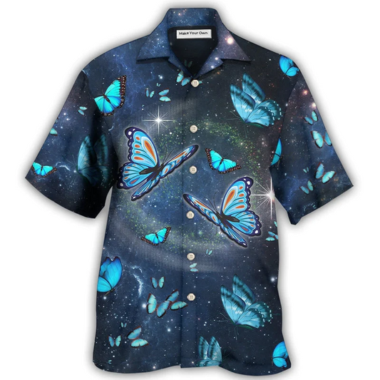 Hawaiian Shirt / Adults / S Butterfly I Believe There Are Angels - Hawaiian Shirt - Reefox