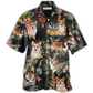 Hawaiian Shirt / Adults / S Corgi Tropical Love Dog - Hawaiian Shirt - Reefox