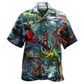Hawaiian Shirt / Adults / S Octopus Seas The Day Just Like The Octopus - Hawaiian Shirt - Reefox