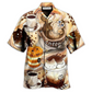 Hawaiian Shirt / Adults / S Cat Do You Wanna Drink Me Coffee - Hawaiian Shirt - Reefox