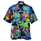 Hawaiian Shirt / Adults / S Dinosaur Let The World Hear You - Hawaiian Shirt - Reefox