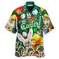 Hawaiian Shirt / Adults / S Cat Easter Blessings To You And Your Cats - Hawaiian Shirt - Reefox