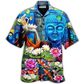 Hawaiian Shirt / Adults / S Buddha What You Think You Become With Flowers - Hawaiian Shirt - Reefox