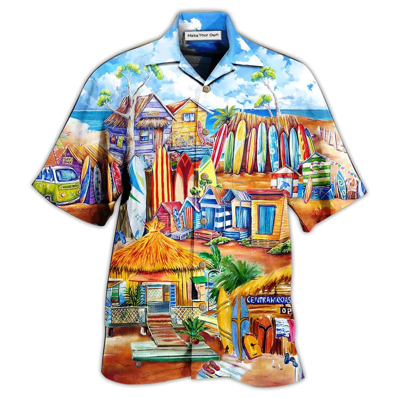 Hawaiian Shirt / Adults / S Surfing Store And Beach - Hawaiian Shirt - Reefox