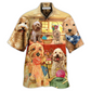 Hawaiian Shirt / Adults / S Goldendoodle Lovely Dog Crochet - Hawaiian Shirt - Reefox