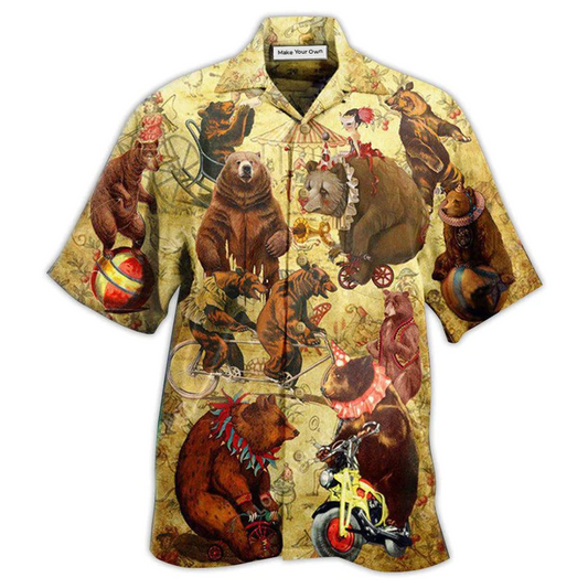 Hawaiian Shirt / Adults / S Circus Bears Amazing - Hawaiian Shirt - Reefox