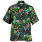 Hawaiian Shirt / Adults / S Tractor I Like Tractors And Moutain Biking - Hawaiian Shirt - Reefox