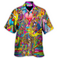 Hawaiian Shirt / Adults / S Hippie Music Guitar Psychedelic Musician - Hawaiian Shirt - Reefox