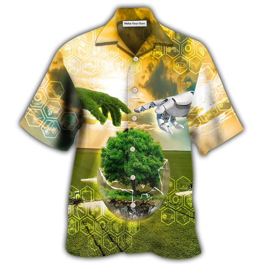 Hawaiian Shirt / Adults / S Farm Agricultural Scientist - Hawaiian Shirt - Reefox