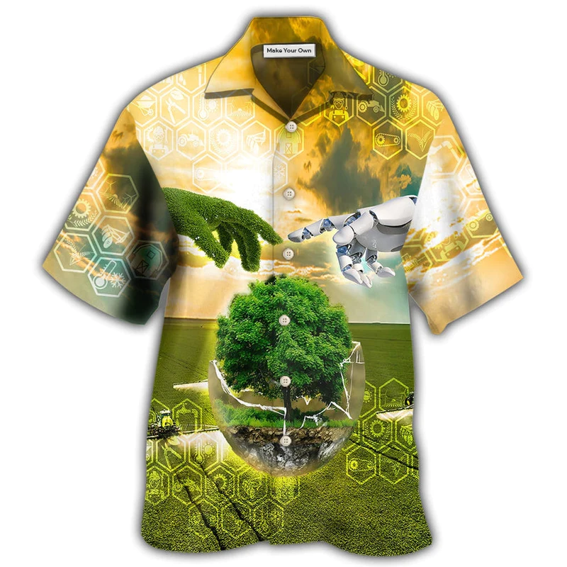 Hawaiian Shirt / Adults / S Farm Agricultural Scientist - Hawaiian Shirt - Reefox