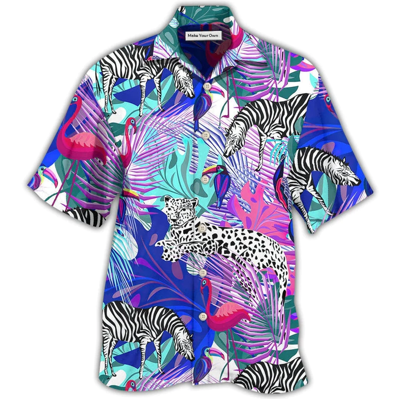Hawaiian Shirt / Adults / S Animals Tropical Animals Tropical Leaf With Colorful Style - Hawaiian Shirt - Reefox