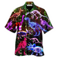 Hawaiian Shirt / Adults / S Dinosaur Neon The Sparkling X-Ray - Hawaiian Shirt - Reefox