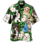 Hawaiian Shirt / Adults / S Havanese Dog Tropical Leaf Floral So Cute - Hawaiian Shirt - Reefox