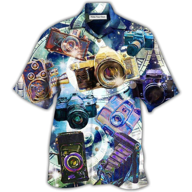 Hawaiian Shirt / Adults / S Camera Good Keep Great Memmories Style - Hawaiian Shirt - Reefox