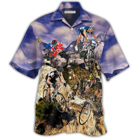 Hawaiian Shirt / Adults / S Bike Mountain So Cool - Hawaiian Shirt - Reefox