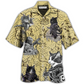 Hawaiian Shirt / Adults / S Cat Warrior Strong - Hawaiian Shirt - Reefox
