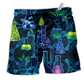Beach Short / Adults / S Chemistry Is Like Magic But Real - Beach Short Reefox - Owls Matrix LTD
