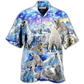 Hawaiian Shirt / Adults / S Bear Always Make Me Happy Humans Make My Head Hurt - Hawaiian Shirt - Reefox