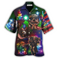Hawaiian Shirt / Adults / S Veteran Christmas Merry Christmas Scaried Style - Hawaiian Shirt - Reefox