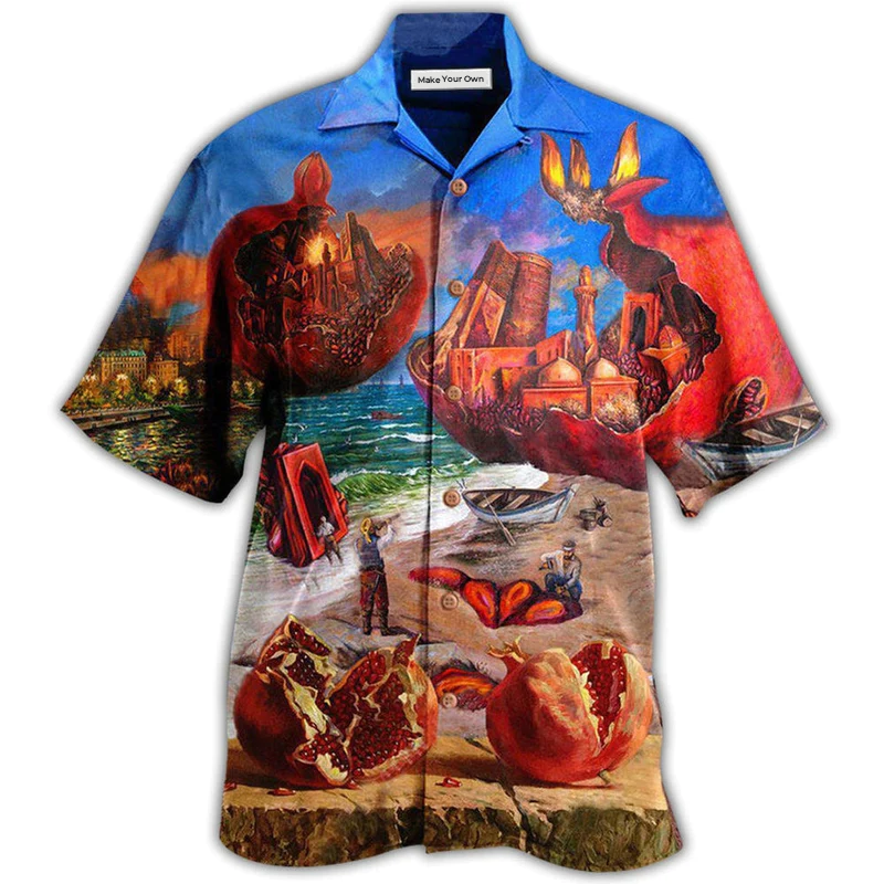 Fruit Nourish Bowl For The Soul Pomegranate Sea - Hawaiian Shirt